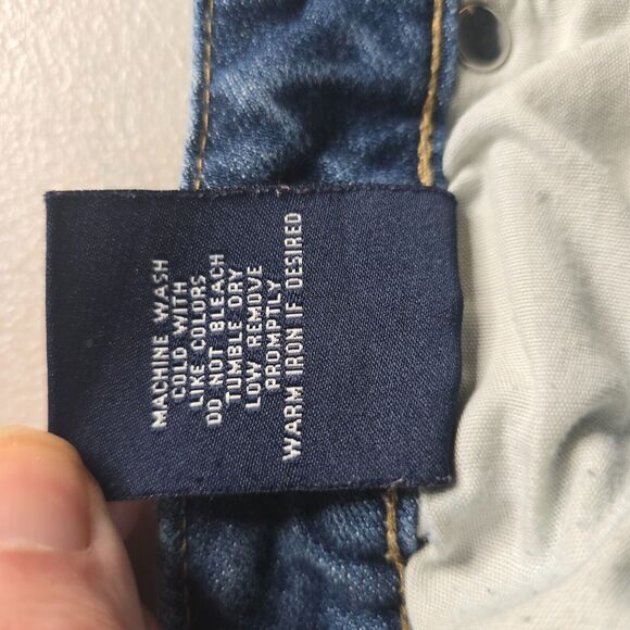 Vigoss Studio Jeans Women's 1/2 26 Blue Slight Distressed Skinny Medium Wash - Picture 5 of 16